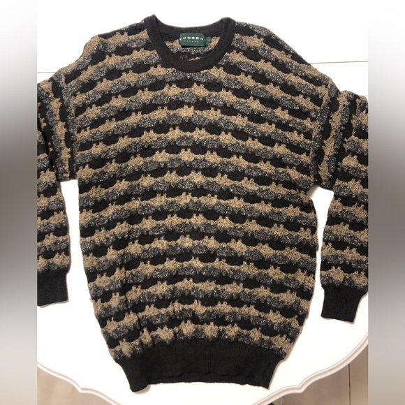 Tundra Canada - Coogi style boxy knit sweater - Picture 1 of 7